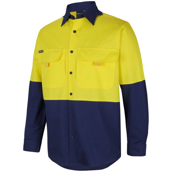 JB's wear HI VIS RIPSTOP L/S FISHING SHIRT 6HNRL HI VIS RIPSTOP L/S FISHING SHIRT Thumbnail