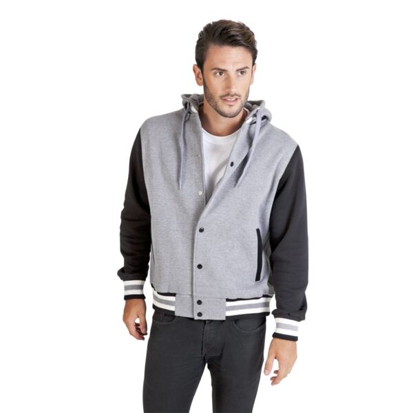RAMO Mens Varsity Jacket & Hood F907HB Mens Varsity Jacket & Hood Thumbnail