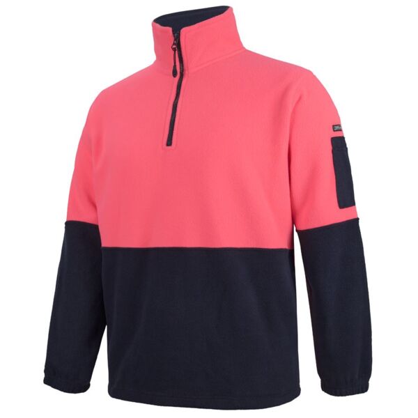JB's wear JB's Hi Vis 1/2 Zip Polar Fleece 6HVPF JB's Hi Vis 1/2 Zip Polar Fleece Thumbnail