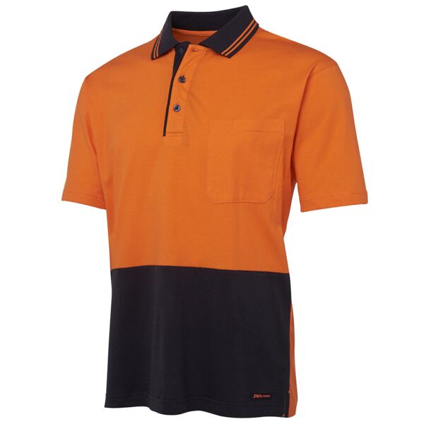 JB's Hi Vis S/S Cotton Polo Thumbnail