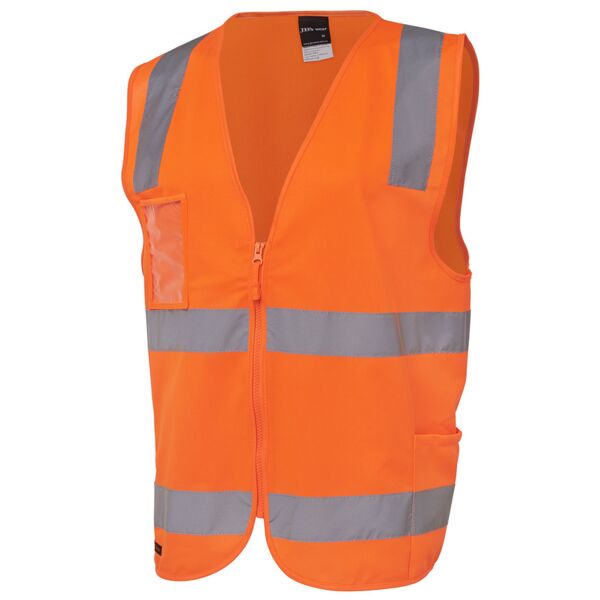 JB's wear JB's Hi Vis (D+N) Zip Safety Vest 6DNSZ JB's Hi Vis (D+N) Zip Safety Vest Thumbnail