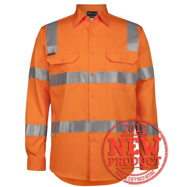 VIC RAIL WORK SHIRT HI VIS (D+N) L/S 150G  6dnwr VIC RAIL WORK SHIRT HI VIS (D+N) L/S 150G  Thumbnail