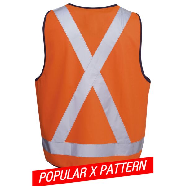 HI-VIS X PATTERN SAFETY DAY/NIGHT VEST V83 HI-VIS X PATTERN SAFETY DAY/NIGHT VEST Thumbnail