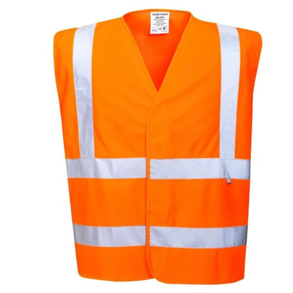 HI-VIS ANTI STATIC VEST - FLAME RESISTANT Thumbnail