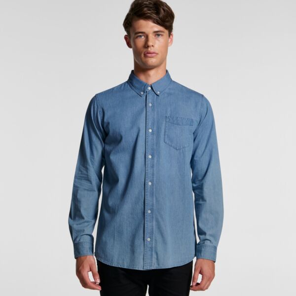 AS Colour MEN'S BLUE DENIM SHIRT 5409 MEN'S BLUE DENIM SHIRT Thumbnail