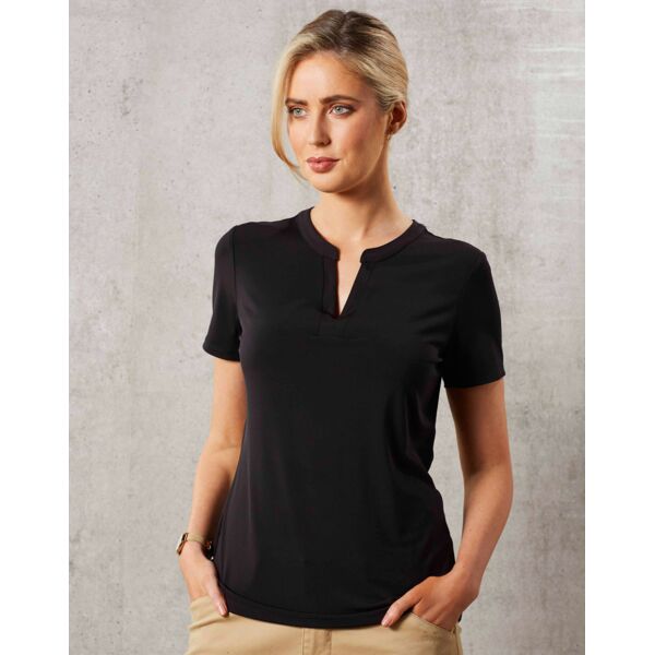 Shiny LADIES SHORT SLEEVE KNIT TOP SOFIA M8840 LADIES SHORT SLEEVE KNIT TOP SOFIA Thumbnail