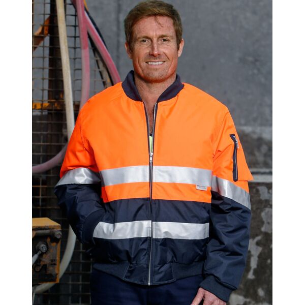 Shiny Hi-Vis TWO TONE FLYING JACKET SW16A Hi-Vis TWO TONE FLYING JACKET Thumbnail