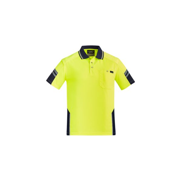 Syzmik MENS REINFORCED HI VIS SQUAD S/S POLO ZH465 MENS REINFORCED HI VIS SQUAD S/S POLO Thumbnail