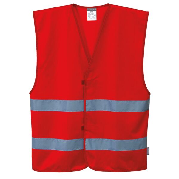 Red Day/Night Safety Vest - ALWAYS IN STOCK! CSV-056R Red Day/Night Safety Vest - ALWAYS IN STOCK! Thumbnail